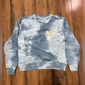 Tye Dye Disney Stitch Long Sleeve Sweatshirt Womens Sz medium